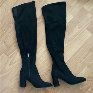 Marc Fisher Black Over-the-Knee Boots